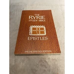 The Ryrie Study Bible Epistles Special Epistles Edition 1976